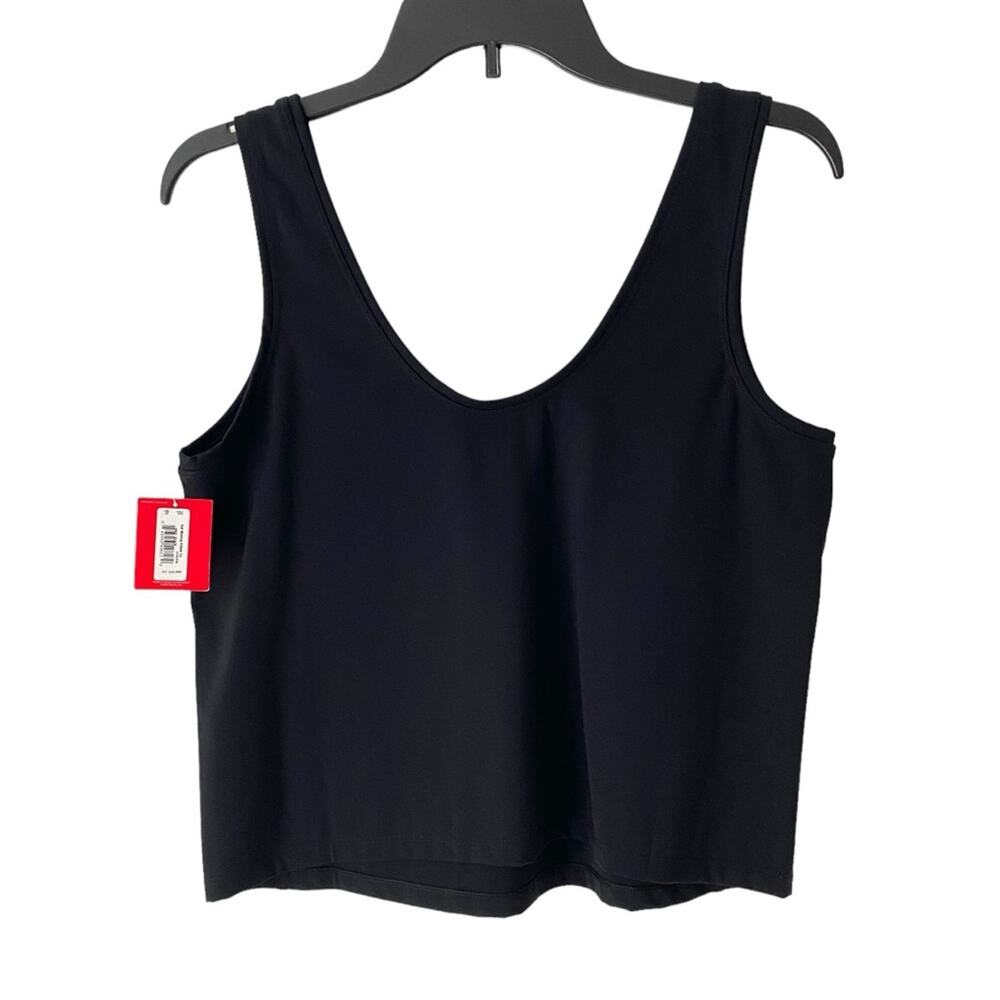 Spanx Get Moving Fitted Black Tank Top NWTs Size XL - Picture 5 of 8